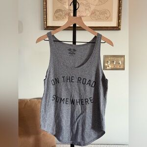 Signorelli Gray Black Tank Top- On The Road Somewhere